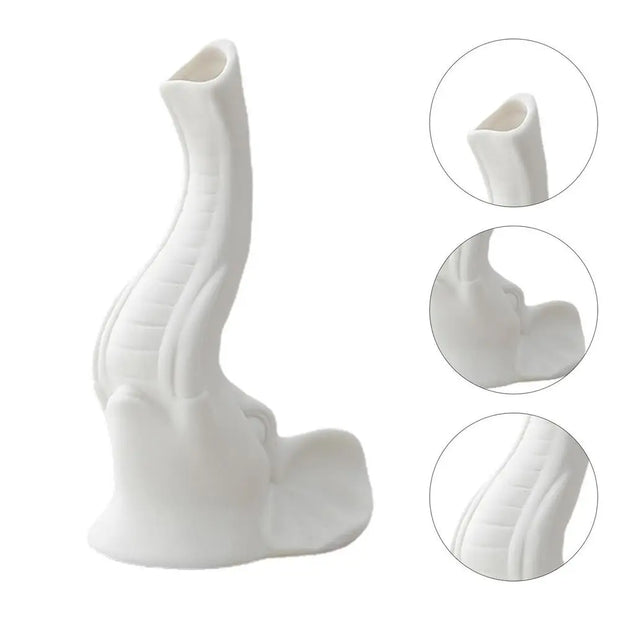 Modern White Ceramic Vase