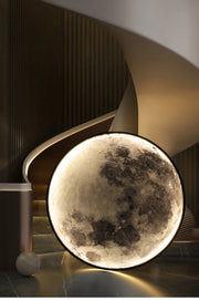 Modern 3D Moon Led Wall Lamp