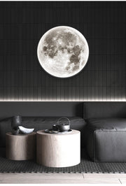 Modern 3D Moon Led Wall Lamp