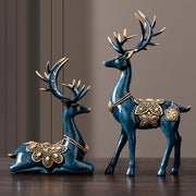 Deer Figurine Sculpture Ornament