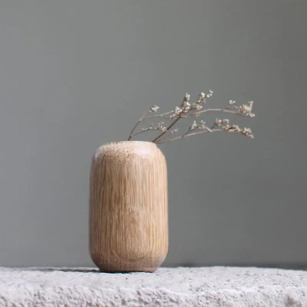 Rustic Wood Vase