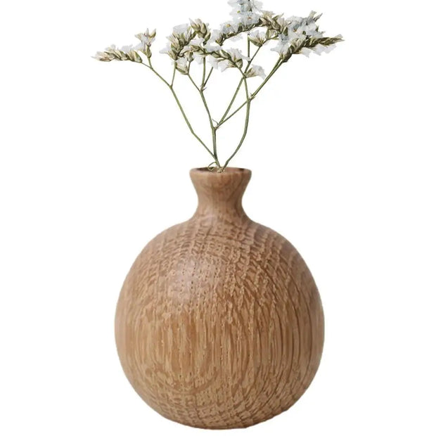 Rustic Wood Vase