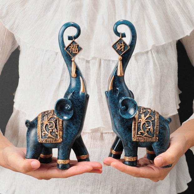 Nordic Style Resin Elephant Statue