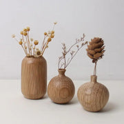 Rustic Wood Vase