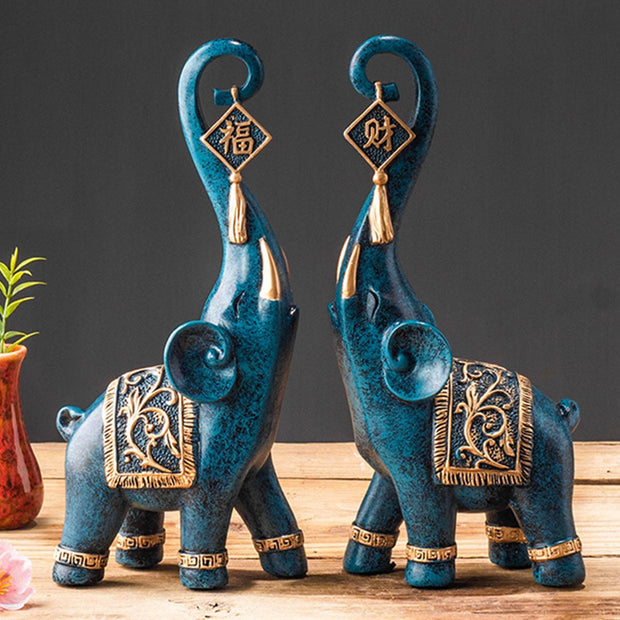 Nordic Style Resin Elephant Statue