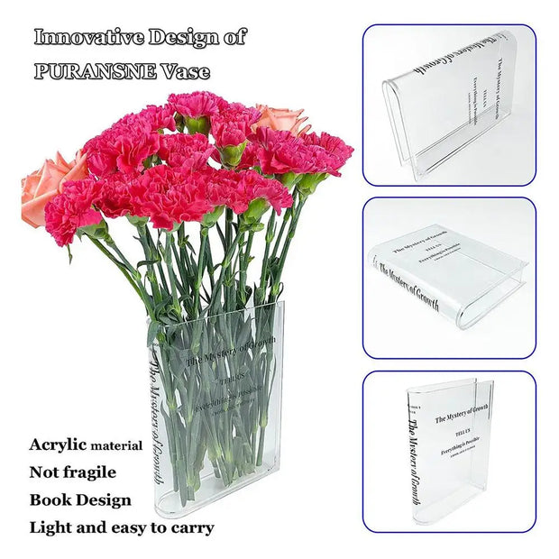 Creative Book Flower Vase