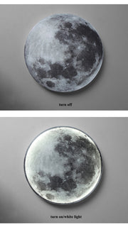 Modern 3D Moon Led Wall Lamp