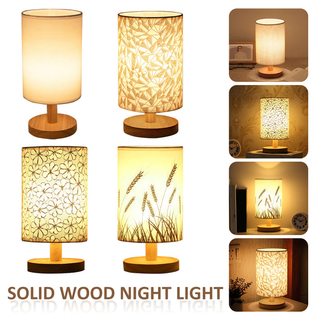 Solid Wood Night Lamp