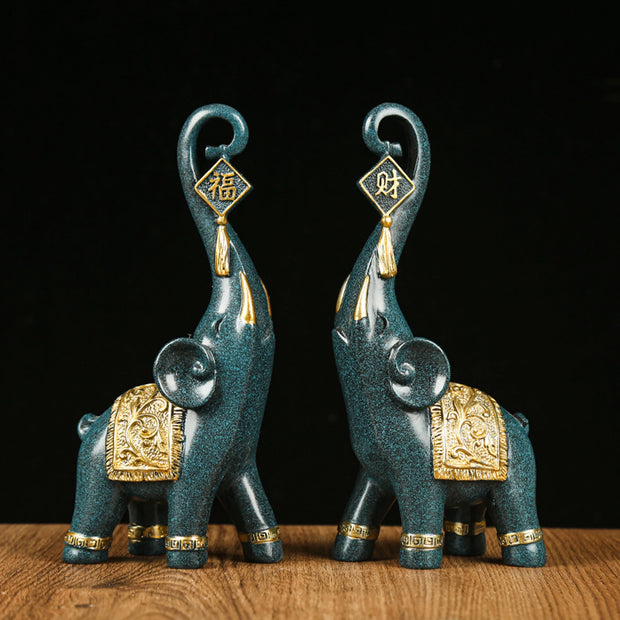 Nordic Style Resin Elephant Statue