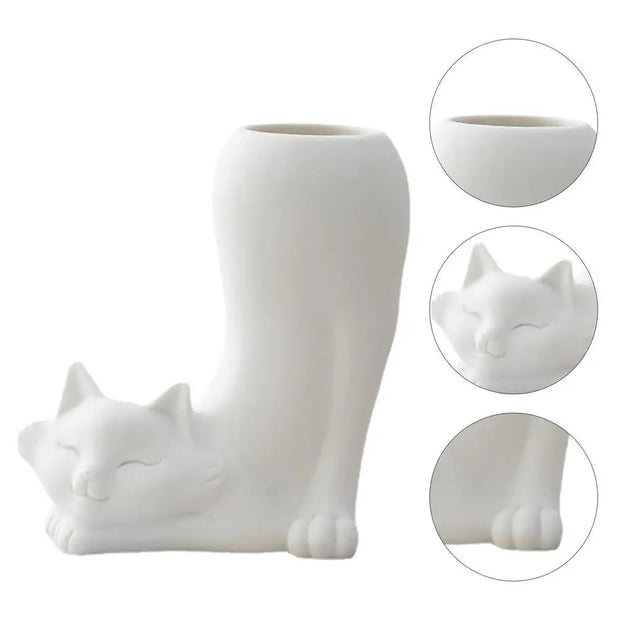 Modern White Ceramic Vase