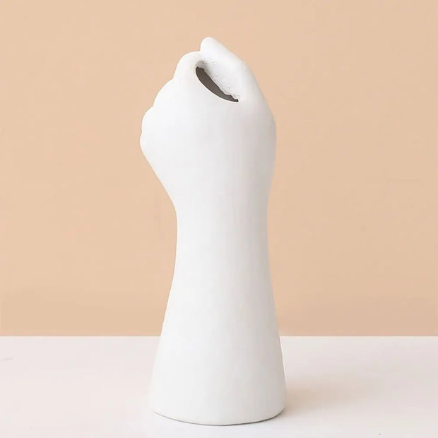 Arm Shape Ceramic vase