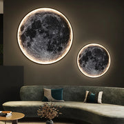 Modern 3D Moon Led Wall Lamp