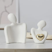 Nordic Decorative Abstract Couple Statue