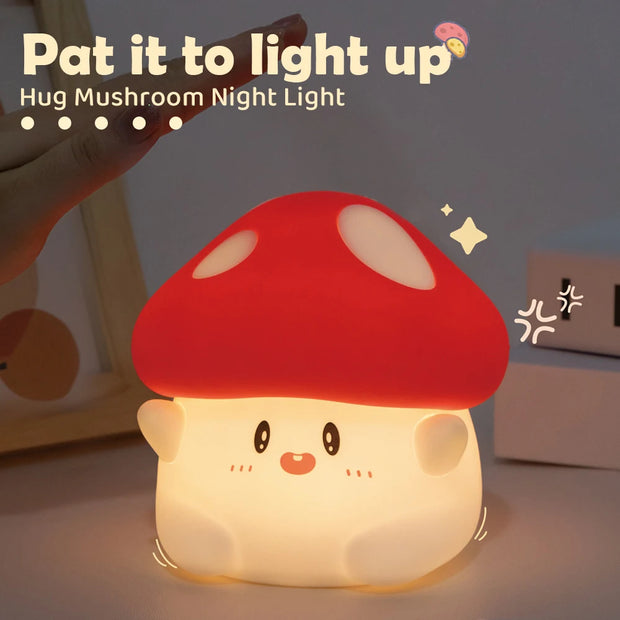 Cute Mushroom Night Light