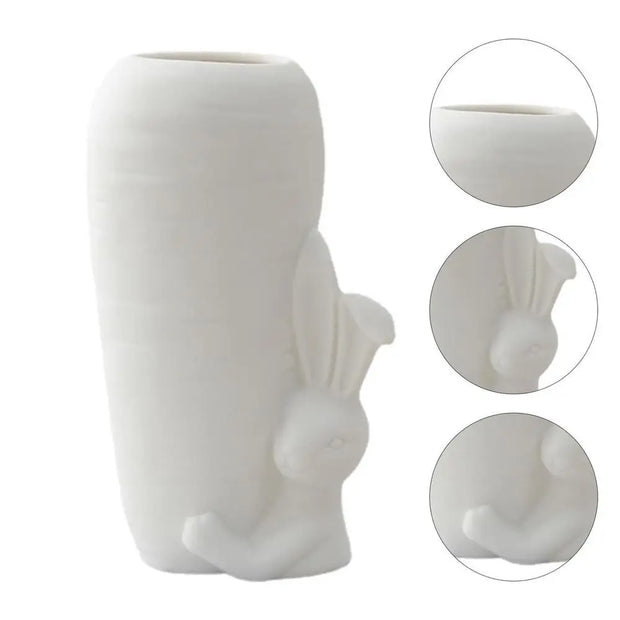 Modern White Ceramic Vase