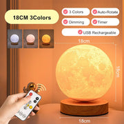 Creative 3D Led Moon Night Lamp