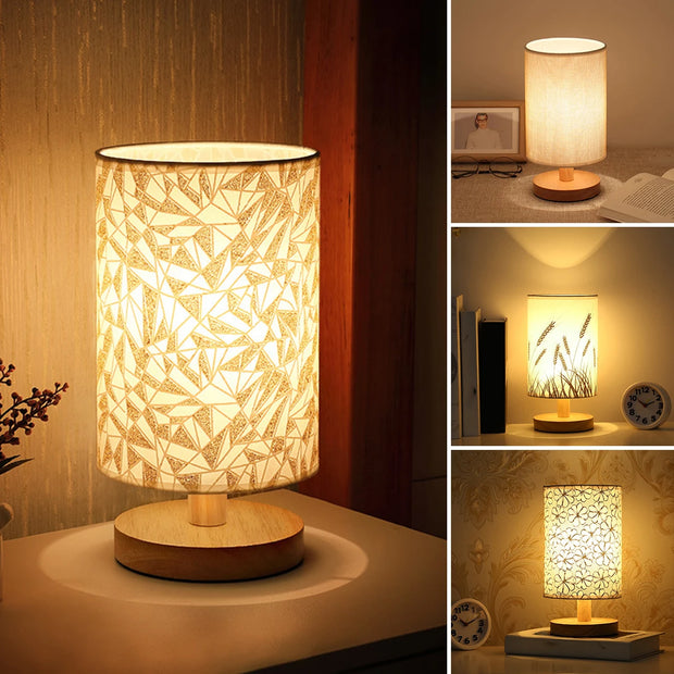 Solid Wood Night Lamp